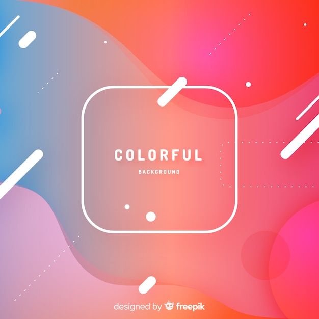 Free vector colorful background