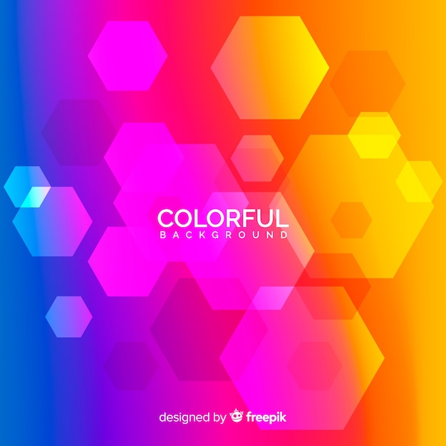 Free vector colorful background