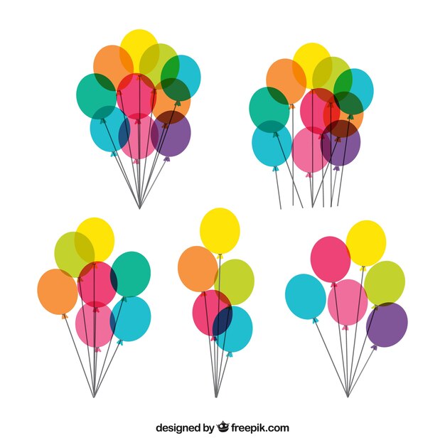 Colorful balloon set 