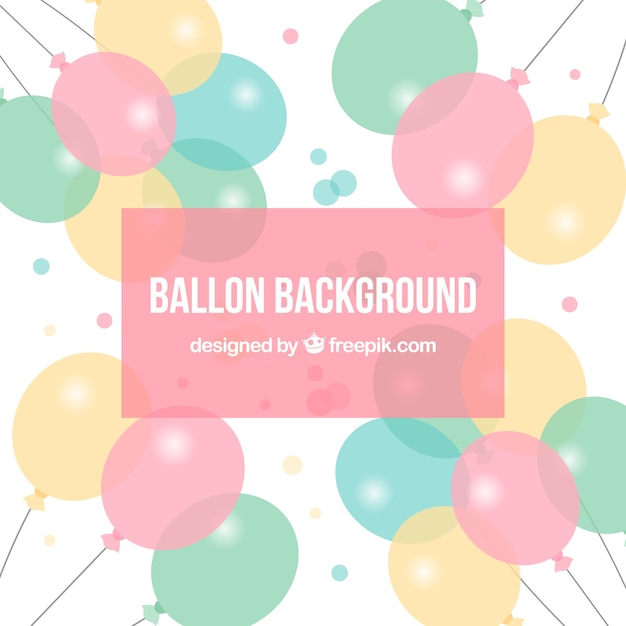 Colorful balloons background