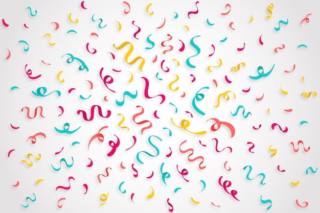 Colorful birthday confetti background