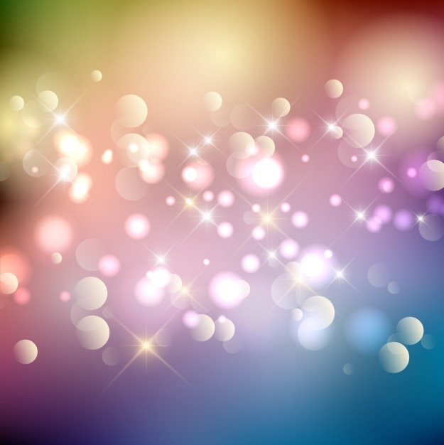 Free vector colorful blurred background in sparkling style