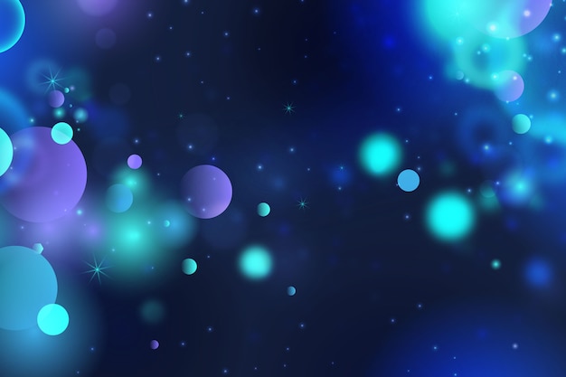 Free vector colorful bokeh background