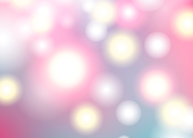 Free vector colorful bokeh background