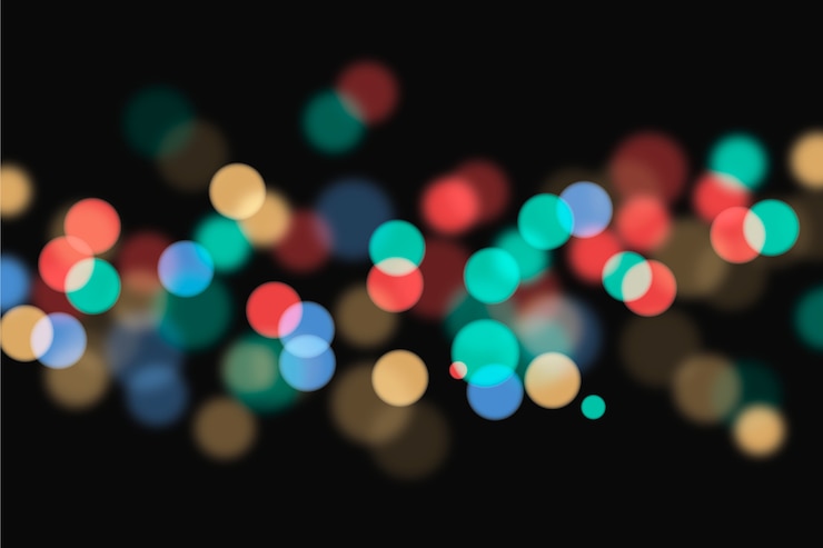 Free Vector colorful bokeh lights background