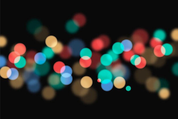 Colorful bokeh lights background