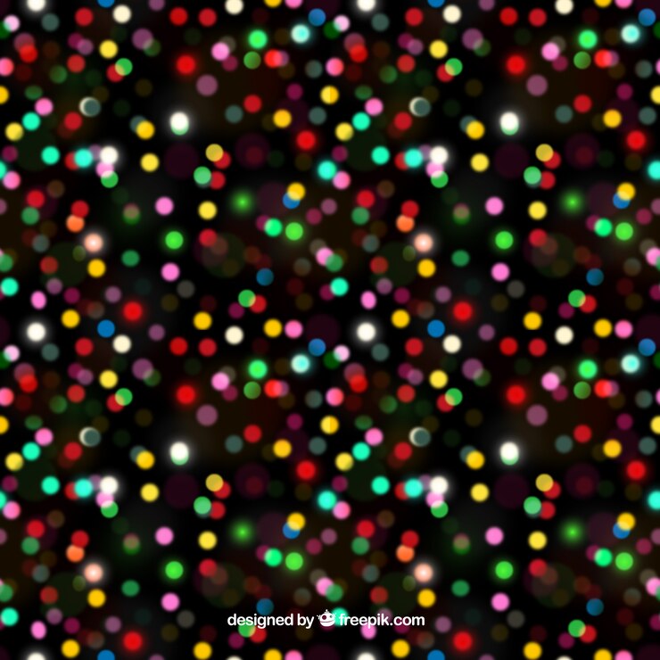 Free Vector colorful bokeh pattern