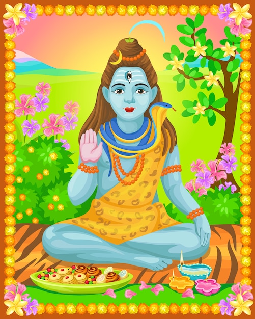 Free Vector colorful bright indian template