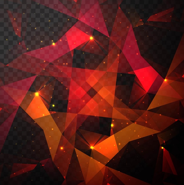 Colorful bright polygonal background