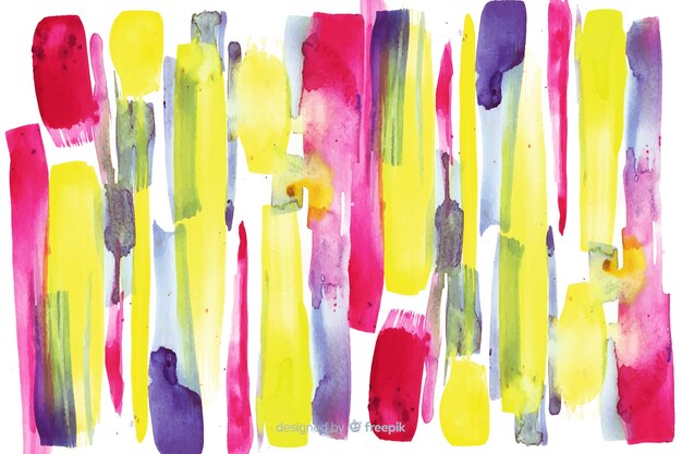 Colorful brush strokes background