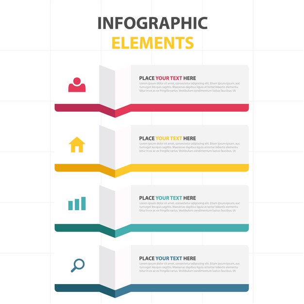 Colorful business infographic template 