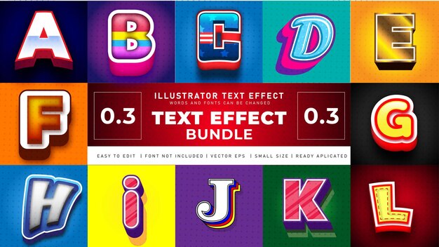 Colorful Candy Text Effect