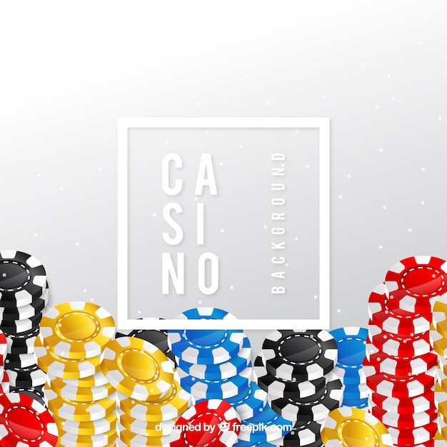 Vettore gratuito sfondo colorato del casinò