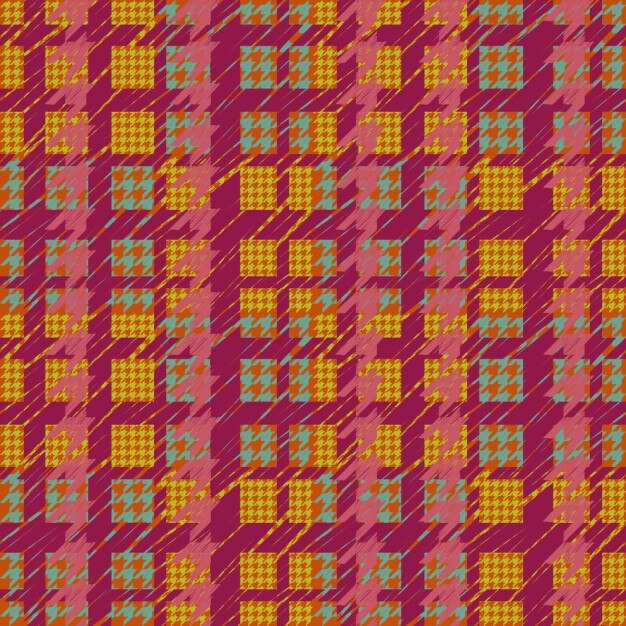 Free vector colorful checkered pattern