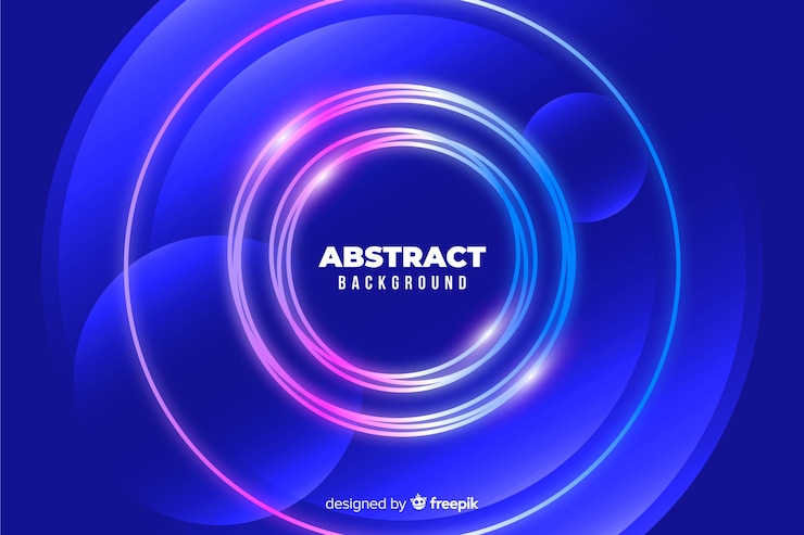 Free Vector colorful circles background abstract style