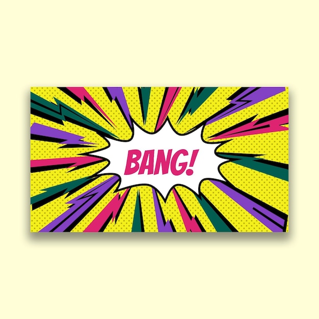 colorful comic youtube thumbnail