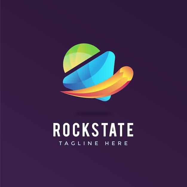 Colorful company logo template