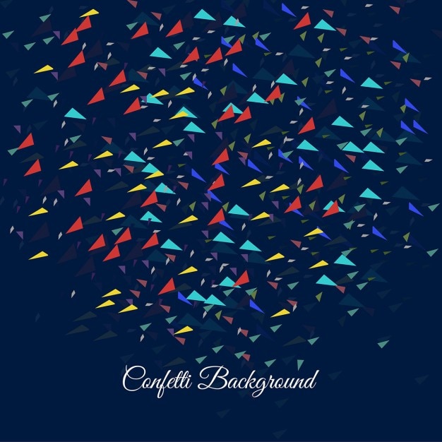 Free Vector colorful confetti background