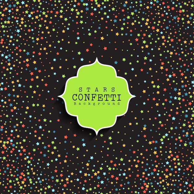 Free vector colorful confetti background