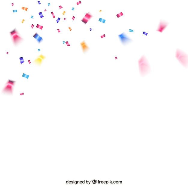 colorful confetti background