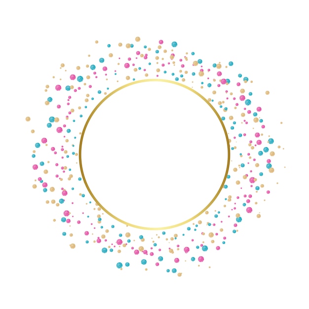 Free vector colorful confetti celebratory design