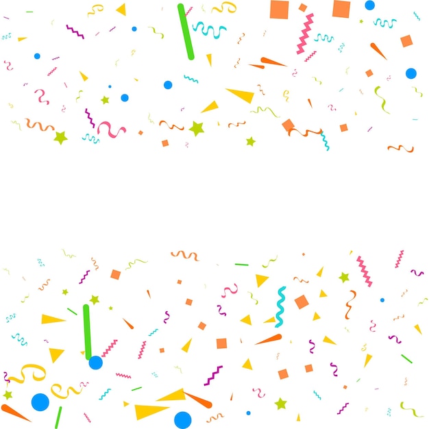 Free vector colorful confetti vector