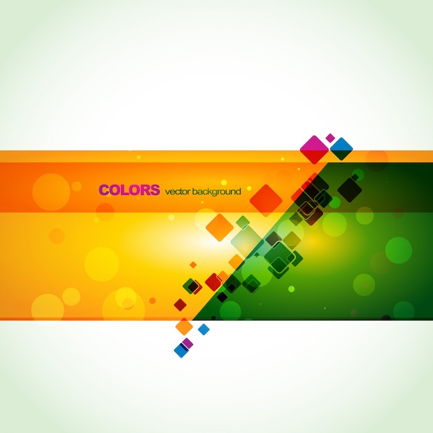 Free vector colorful creative banner design