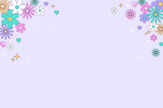 Free vector colorful cute background