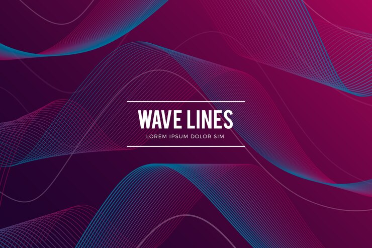 Free Vector colorful dark wavy background