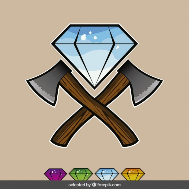Colorful diamonds with axes