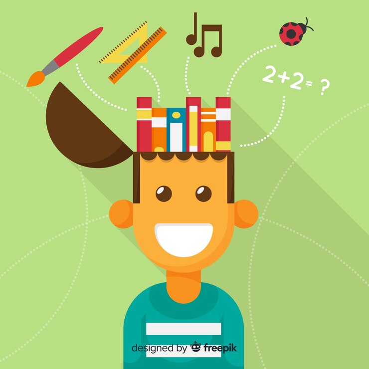 Free Vector colorful education concept with flat design
