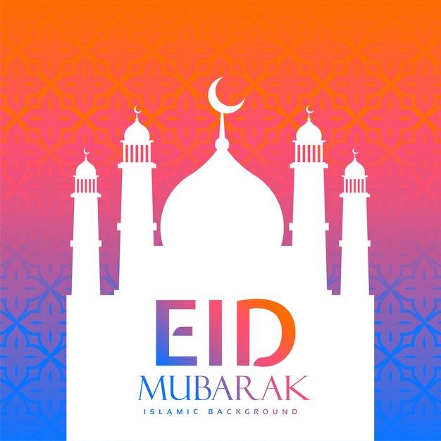 컬러 eid 축제 창의 인사