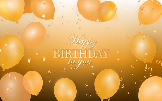 Free Vector | Colorful elegant birthday background