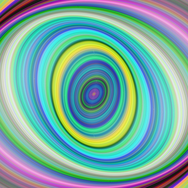 Colorful elliptical digital fractal art background