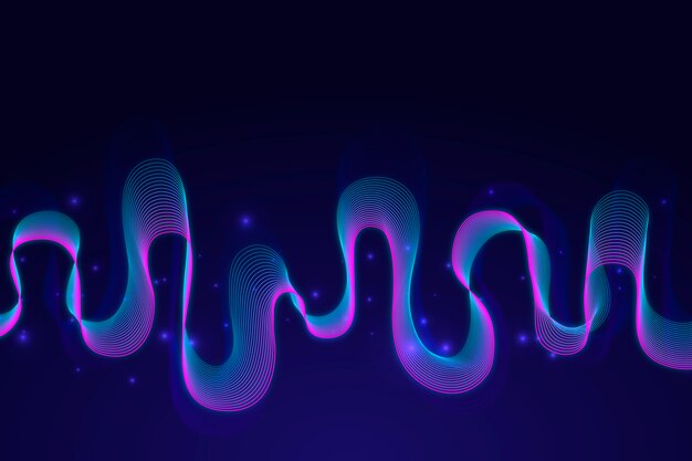 Colorful equalizer wave background