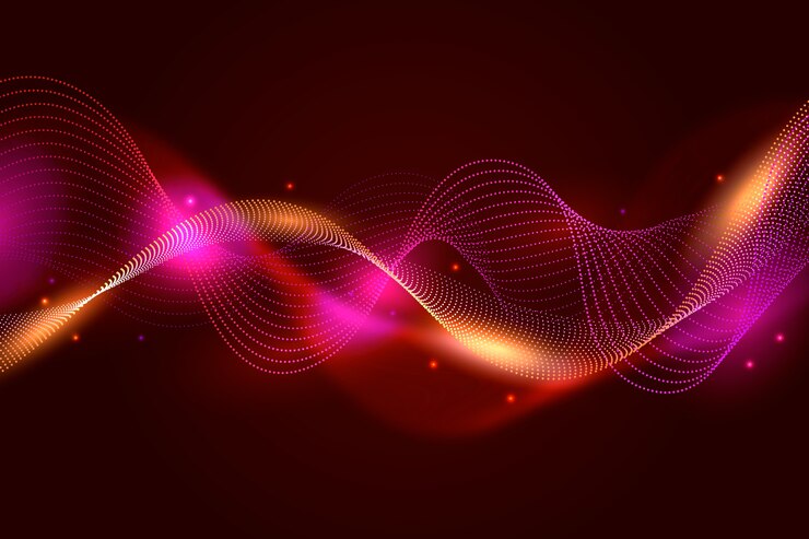 Free Vector colorful equalizer wave wallpaper
