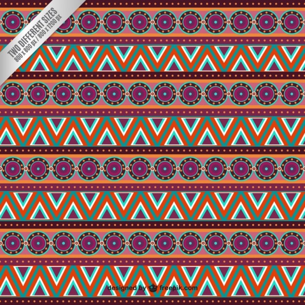 Free vector colorful ethnic background