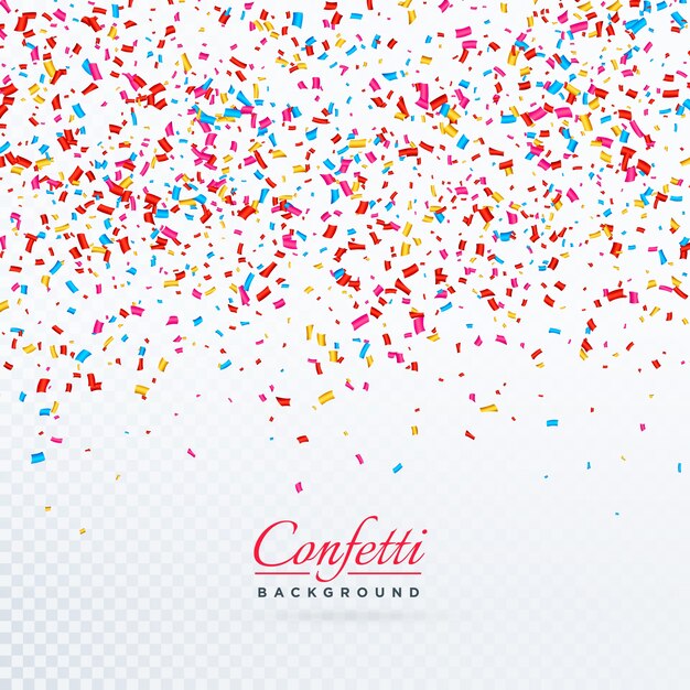 colorful falling confetti background design