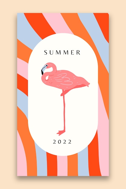 Colorful flamingo mobile wallpaper