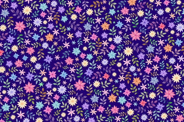 Colorful floral background