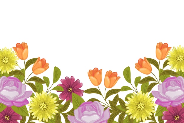 Colorful floral background