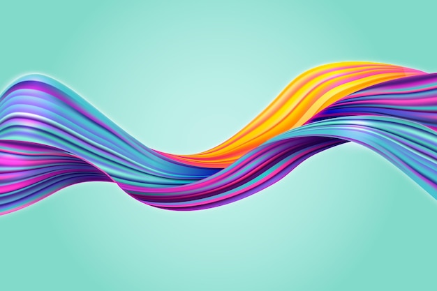 Free vector colorful flow background