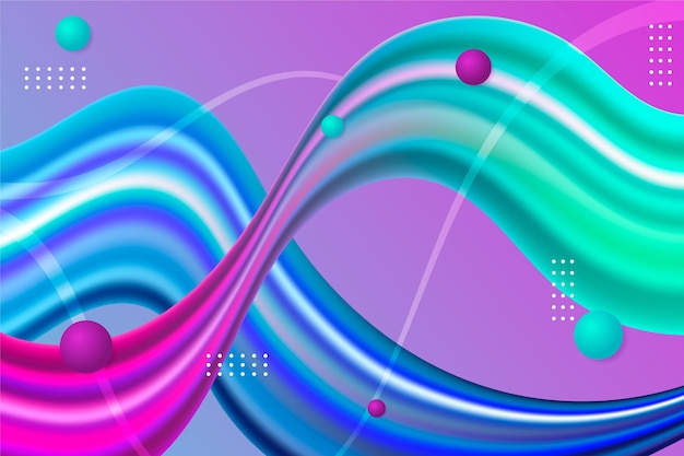 Colorful flow background