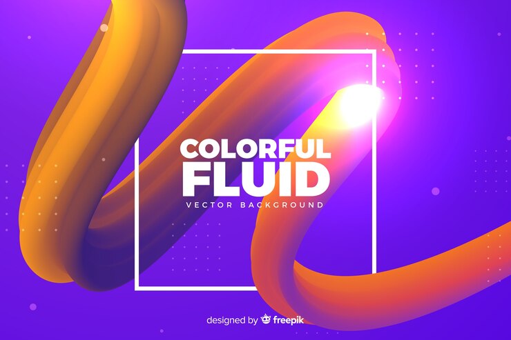 Free Vector colorful fluid background