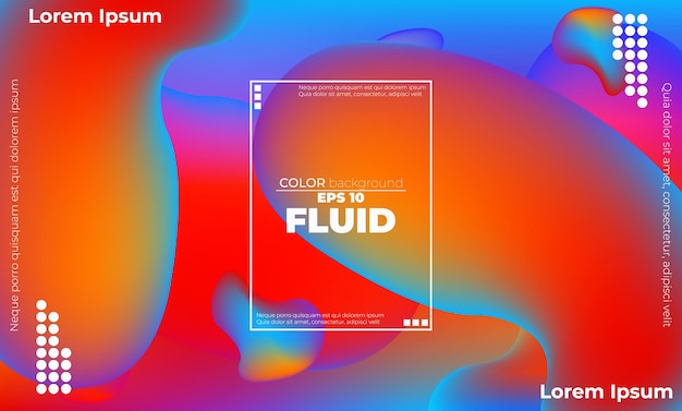 Colorful Fluid Gradient Abstract Background Dekstop Walpaper