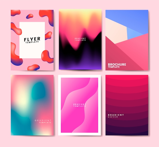 Colorful flyer template design illustration – Vector Templates