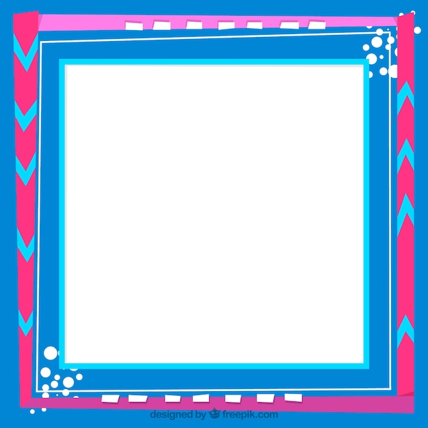 Colorful frame background