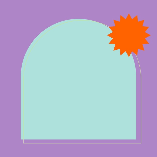 Free vector colorful frame in pastel purple and blue