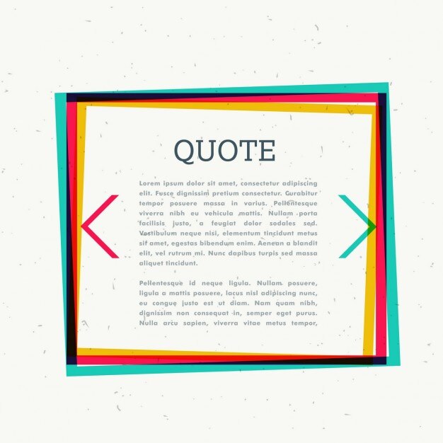 Free Vector colorful frame for your text
