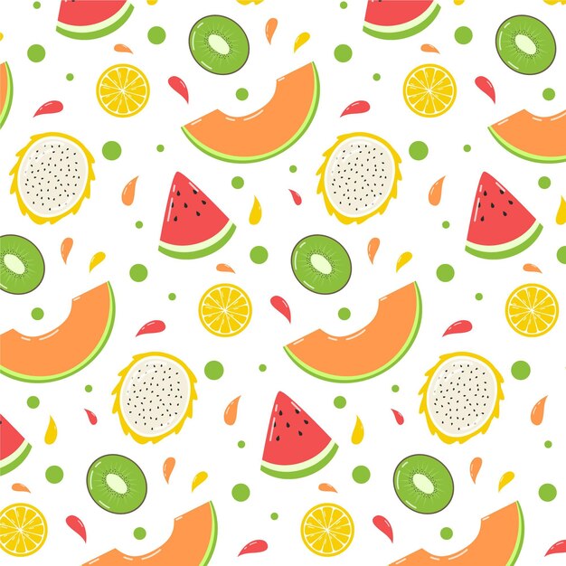 다채로운 과일 패턴